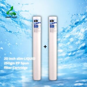 20 inch Slim LIQUID PP Spun Filter Cartridge ( Set of 2 Pcs.)